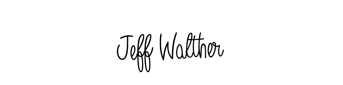 You should practise on your own different ways (Angelique-Rose-font-FFP) to write your name (Jeff Walther) in signature. don't let someone else do it for you. Jeff Walther signature style 5 images and pictures png