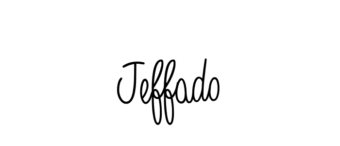 How to make Jeffado name signature. Use Angelique-Rose-font-FFP style for creating short signs online. This is the latest handwritten sign. Jeffado signature style 5 images and pictures png