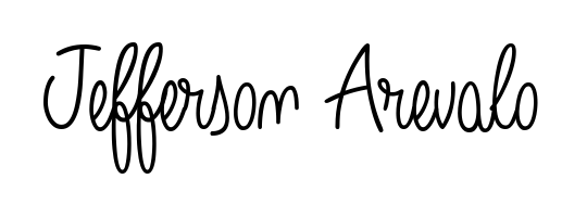 Get an exclusive digital autograph for Jefferson Arevalo. The Angelique-Rose-font-FFP typeface captures the charm of real penmanship on paper. Jefferson Arevalo signature style 5 images and pictures png