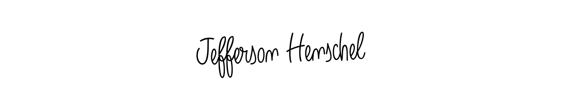 Design your own signature with our free online signature maker. With this signature software, you can create a handwritten (Angelique-Rose-font-FFP) signature for name Jefferson Henschel. Jefferson Henschel signature style 5 images and pictures png