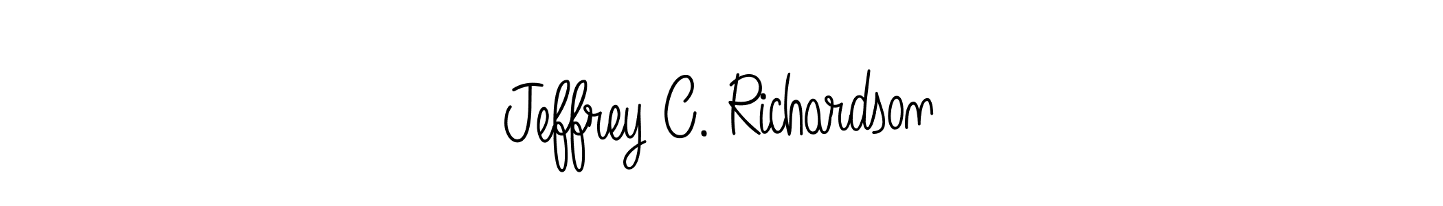 Jeffrey C. Richardson stylish signature style. Best Handwritten Sign (Angelique-Rose-font-FFP) for my name. Handwritten Signature Collection Ideas for my name Jeffrey C. Richardson. Jeffrey C. Richardson signature style 5 images and pictures png