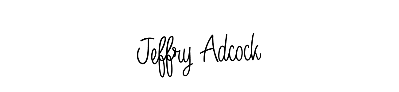 Jeffry Adcock stylish signature style. Best Handwritten Sign (Angelique-Rose-font-FFP) for my name. Handwritten Signature Collection Ideas for my name Jeffry Adcock. Jeffry Adcock signature style 5 images and pictures png