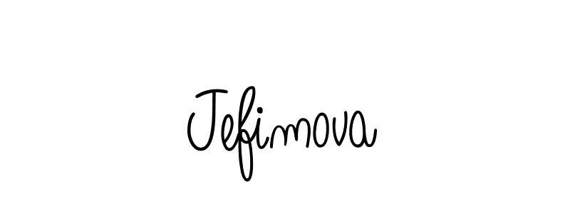 Make a beautiful signature design for name Jefimova. Use this online signature maker to create a handwritten signature for free. Jefimova signature style 5 images and pictures png