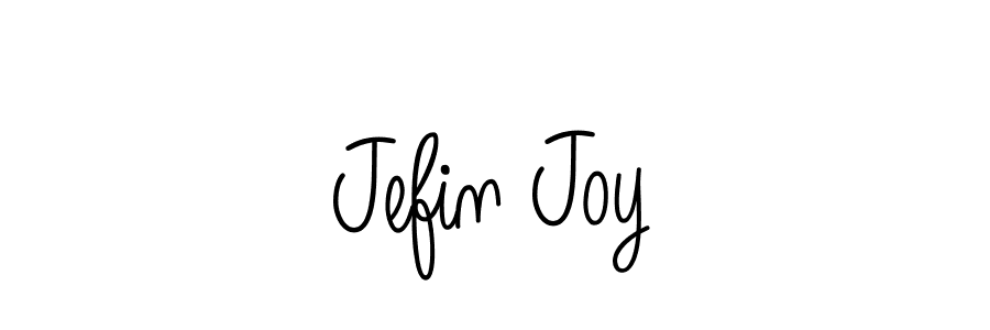 Jefin Joy stylish signature style. Best Handwritten Sign (Angelique-Rose-font-FFP) for my name. Handwritten Signature Collection Ideas for my name Jefin Joy. Jefin Joy signature style 5 images and pictures png