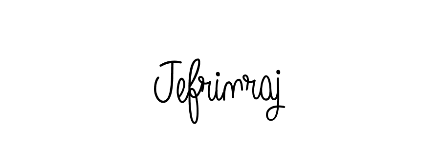 How to make Jefrinraj name signature. Use Angelique-Rose-font-FFP style for creating short signs online. This is the latest handwritten sign. Jefrinraj signature style 5 images and pictures png