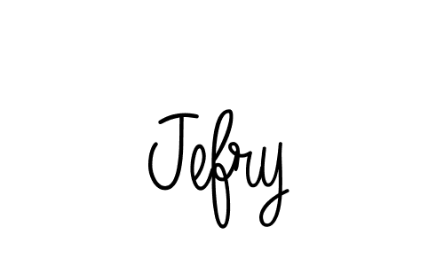 How to make Jefry signature? Angelique-Rose-font-FFP is a professional autograph style. Create handwritten signature for Jefry name. Jefry signature style 5 images and pictures png