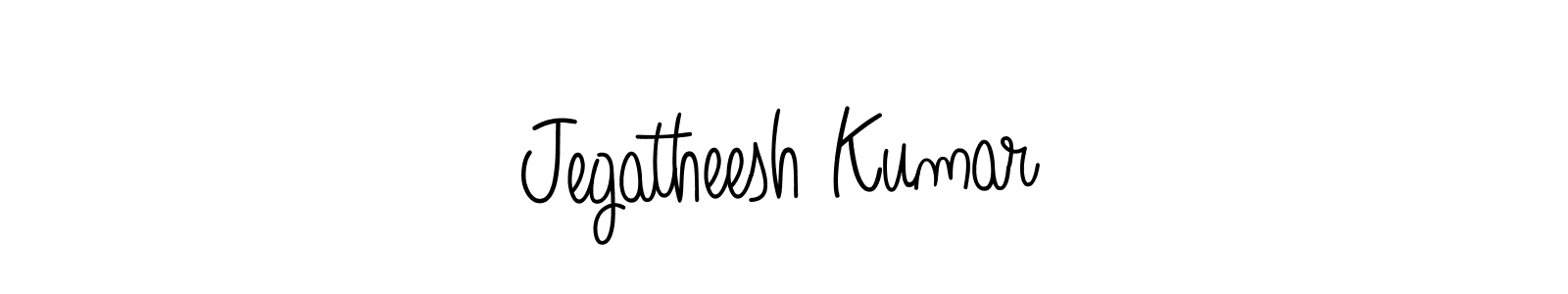 Design your own signature with our free online signature maker. With this signature software, you can create a handwritten (Angelique-Rose-font-FFP) signature for name Jegatheesh Kumar. Jegatheesh Kumar signature style 5 images and pictures png