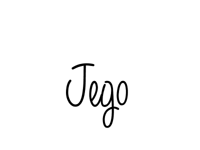 How to make Jego name signature. Use Angelique-Rose-font-FFP style for creating short signs online. This is the latest handwritten sign. Jego signature style 5 images and pictures png