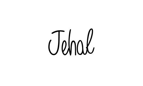 You should practise on your own different ways (Angelique-Rose-font-FFP) to write your name (Jehal) in signature. don't let someone else do it for you. Jehal signature style 5 images and pictures png