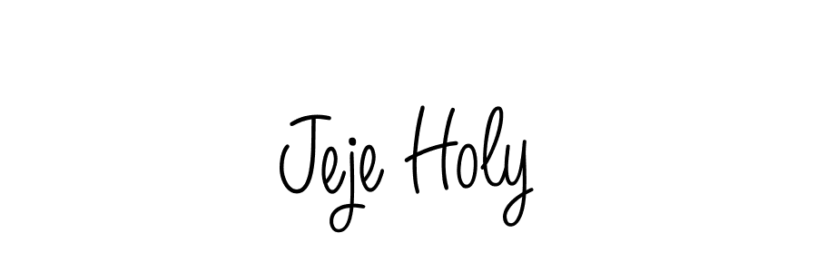 Here are the top 10 professional signature styles for the name Jeje Holy. These are the best autograph styles you can use for your name. Jeje Holy signature style 5 images and pictures png