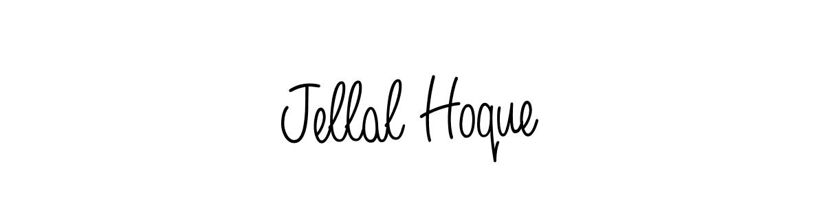 You should practise on your own different ways (Angelique-Rose-font-FFP) to write your name (Jellal Hoque) in signature. don't let someone else do it for you. Jellal Hoque signature style 5 images and pictures png