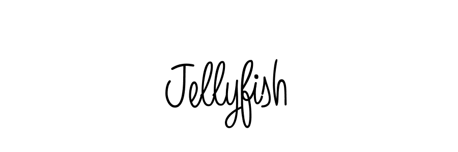 You should practise on your own different ways (Angelique-Rose-font-FFP) to write your name (Jellyfish) in signature. don't let someone else do it for you. Jellyfish signature style 5 images and pictures png