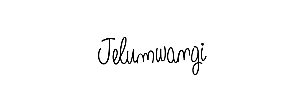 Create a beautiful signature design for name Jelumwangi. With this signature (Angelique-Rose-font-FFP) fonts, you can make a handwritten signature for free. Jelumwangi signature style 5 images and pictures png
