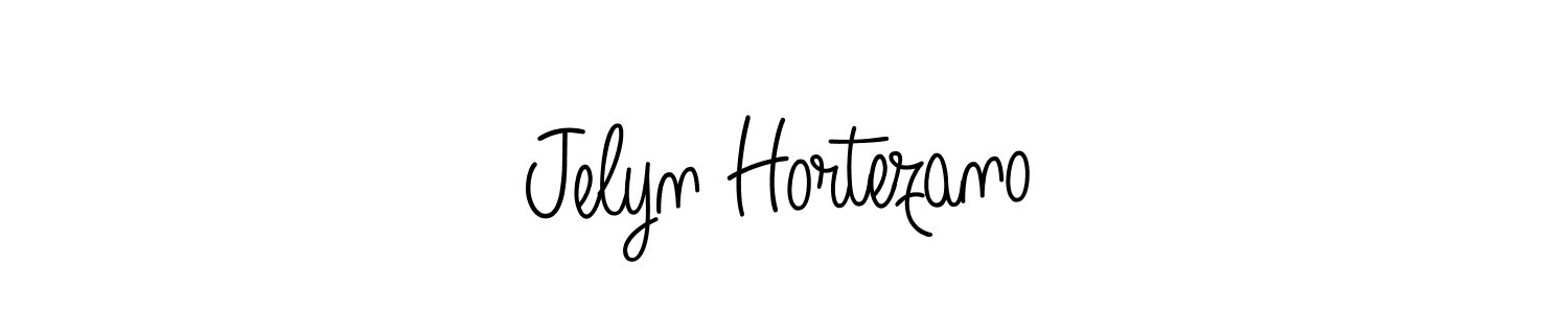 Jelyn Hortezano stylish signature style. Best Handwritten Sign (Angelique-Rose-font-FFP) for my name. Handwritten Signature Collection Ideas for my name Jelyn Hortezano. Jelyn Hortezano signature style 5 images and pictures png