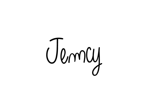 Design your own signature with our free online signature maker. With this signature software, you can create a handwritten (Angelique-Rose-font-FFP) signature for name Jemcy. Jemcy signature style 5 images and pictures png