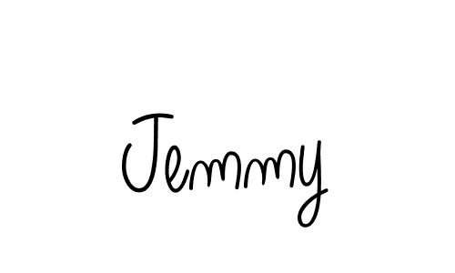 Use a signature maker to create a handwritten signature online. With this signature software, you can design (Angelique-Rose-font-FFP) your own signature for name Jemmy. Jemmy signature style 5 images and pictures png