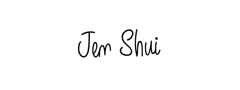 Check out images of Autograph of Jen Shui name. Actor Jen Shui Signature Style. Angelique-Rose-font-FFP is a professional sign style online. Jen Shui signature style 5 images and pictures png