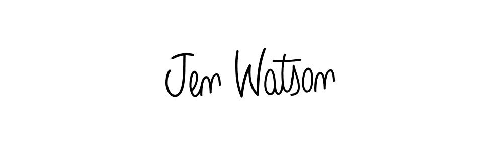 Check out images of Autograph of Jen Watson name. Actor Jen Watson Signature Style. Angelique-Rose-font-FFP is a professional sign style online. Jen Watson signature style 5 images and pictures png