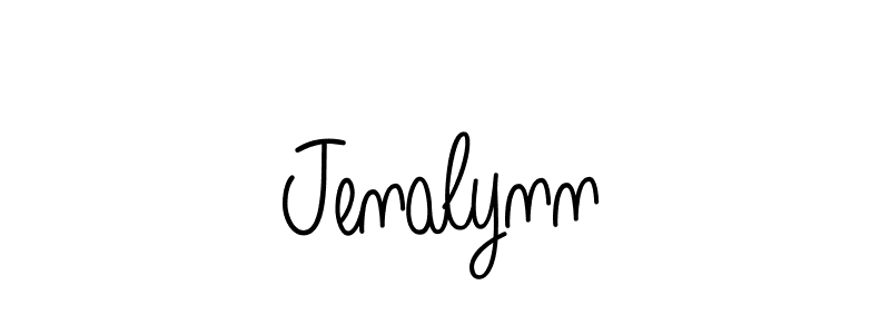 Jenalynn stylish signature style. Best Handwritten Sign (Angelique-Rose-font-FFP) for my name. Handwritten Signature Collection Ideas for my name Jenalynn. Jenalynn signature style 5 images and pictures png