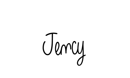 How to make Jency name signature. Use Angelique-Rose-font-FFP style for creating short signs online. This is the latest handwritten sign. Jency signature style 5 images and pictures png