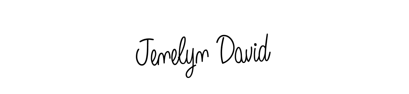 How to make Jenelyn David name signature. Use Angelique-Rose-font-FFP style for creating short signs online. This is the latest handwritten sign. Jenelyn David signature style 5 images and pictures png