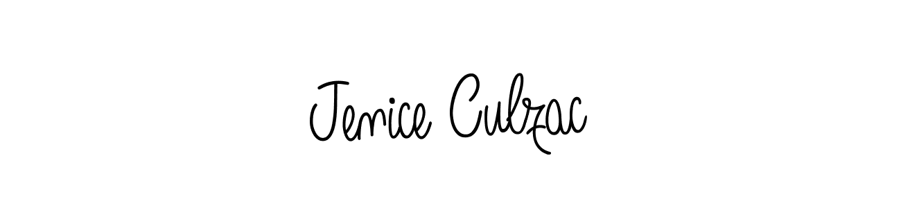 Make a short Jenice Culzac signature style. Manage your documents anywhere anytime using Angelique-Rose-font-FFP. Create and add eSignatures, submit forms, share and send files easily. Jenice Culzac signature style 5 images and pictures png