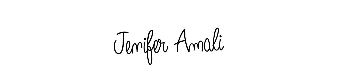 How to Draw Jenifer Amali signature style? Angelique-Rose-font-FFP is a latest design signature styles for name Jenifer Amali. Jenifer Amali signature style 5 images and pictures png