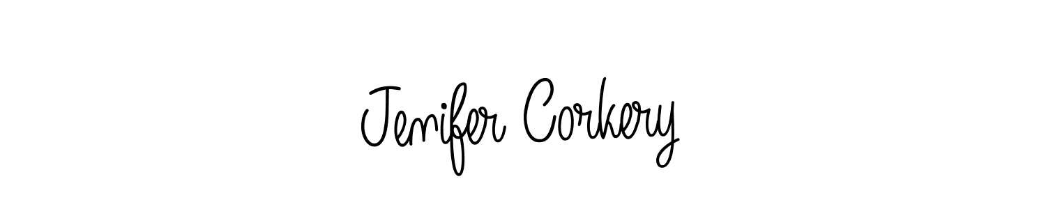 How to make Jenifer Corkery signature? Angelique-Rose-font-FFP is a professional autograph style. Create handwritten signature for Jenifer Corkery name. Jenifer Corkery signature style 5 images and pictures png