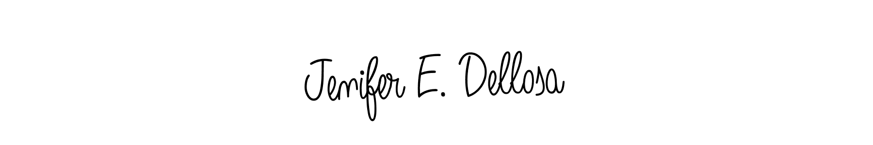 How to make Jenifer E. Dellosa signature? Angelique-Rose-font-FFP is a professional autograph style. Create handwritten signature for Jenifer E. Dellosa name. Jenifer E. Dellosa signature style 5 images and pictures png