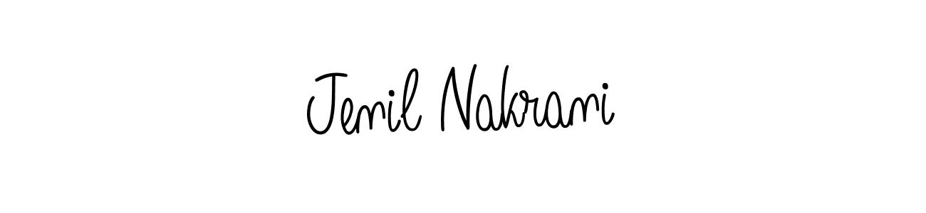 Make a beautiful signature design for name Jenil Nakrani. Use this online signature maker to create a handwritten signature for free. Jenil Nakrani signature style 5 images and pictures png