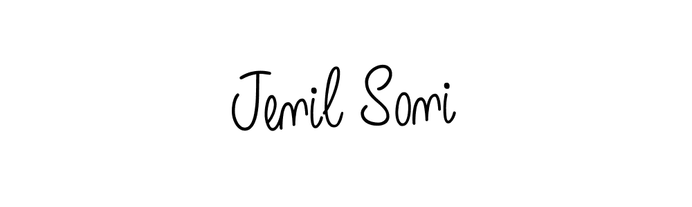 How to make Jenil Soni signature? Angelique-Rose-font-FFP is a professional autograph style. Create handwritten signature for Jenil Soni name. Jenil Soni signature style 5 images and pictures png