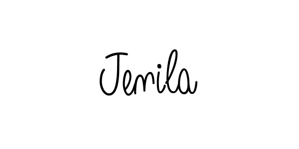 Also we have Jenila name is the best signature style. Create professional handwritten signature collection using Angelique-Rose-font-FFP autograph style. Jenila signature style 5 images and pictures png