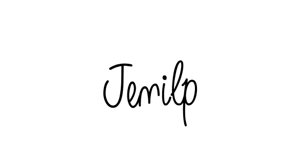 Create a beautiful signature design for name Jenilp. With this signature (Angelique-Rose-font-FFP) fonts, you can make a handwritten signature for free. Jenilp signature style 5 images and pictures png