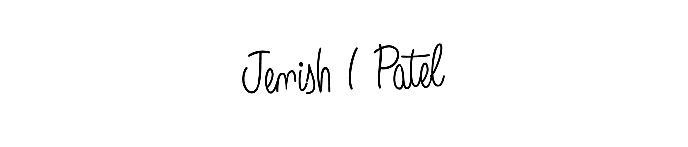 This is the best signature style for the Jenish I Patel name. Also you like these signature font (Angelique-Rose-font-FFP). Mix name signature. Jenish I Patel signature style 5 images and pictures png