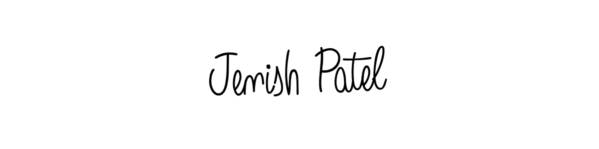 Make a short Jenish Patel signature style. Manage your documents anywhere anytime using Angelique-Rose-font-FFP. Create and add eSignatures, submit forms, share and send files easily. Jenish Patel signature style 5 images and pictures png