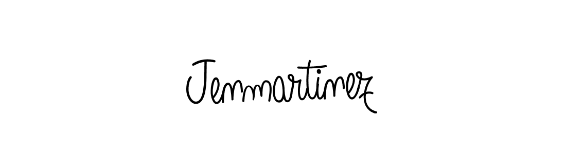 How to make Jenmartinez signature? Angelique-Rose-font-FFP is a professional autograph style. Create handwritten signature for Jenmartinez name. Jenmartinez signature style 5 images and pictures png