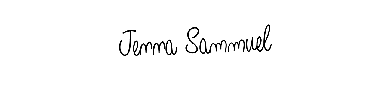 if you are searching for the best signature style for your name Jenna Sammuel. so please give up your signature search. here we have designed multiple signature styles  using Angelique-Rose-font-FFP. Jenna Sammuel signature style 5 images and pictures png