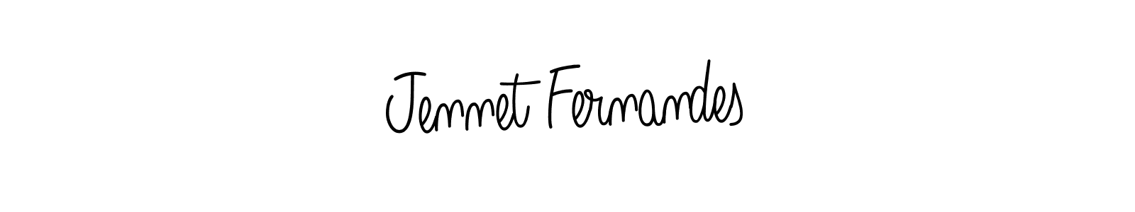 Make a beautiful signature design for name Jennet Fernandes. Use this online signature maker to create a handwritten signature for free. Jennet Fernandes signature style 5 images and pictures png