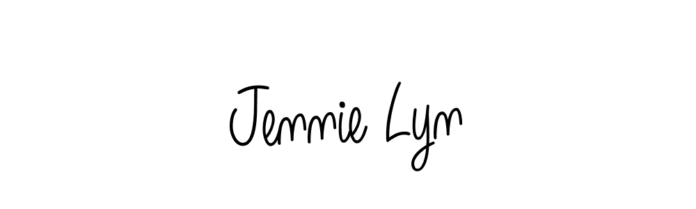 Jennie Lyn stylish signature style. Best Handwritten Sign (Angelique-Rose-font-FFP) for my name. Handwritten Signature Collection Ideas for my name Jennie Lyn. Jennie Lyn signature style 5 images and pictures png