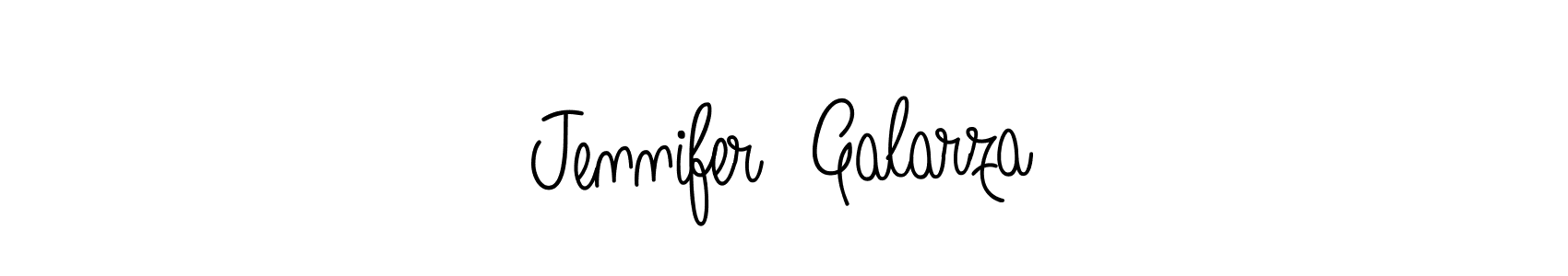 Make a beautiful signature design for name Jennifer  Galarza. With this signature (Angelique-Rose-font-FFP) style, you can create a handwritten signature for free. Jennifer  Galarza signature style 5 images and pictures png