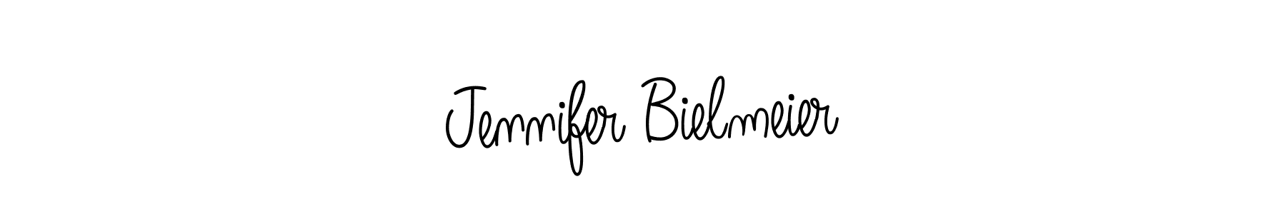 You should practise on your own different ways (Angelique-Rose-font-FFP) to write your name (Jennifer Bielmeier) in signature. don't let someone else do it for you. Jennifer Bielmeier signature style 5 images and pictures png
