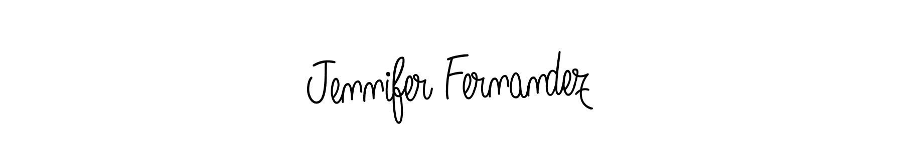 Design your own signature with our free online signature maker. With this signature software, you can create a handwritten (Angelique-Rose-font-FFP) signature for name Jennifer Fernandez. Jennifer Fernandez signature style 5 images and pictures png