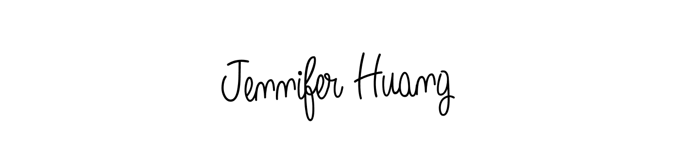 Jennifer Huang stylish signature style. Best Handwritten Sign (Angelique-Rose-font-FFP) for my name. Handwritten Signature Collection Ideas for my name Jennifer Huang. Jennifer Huang signature style 5 images and pictures png