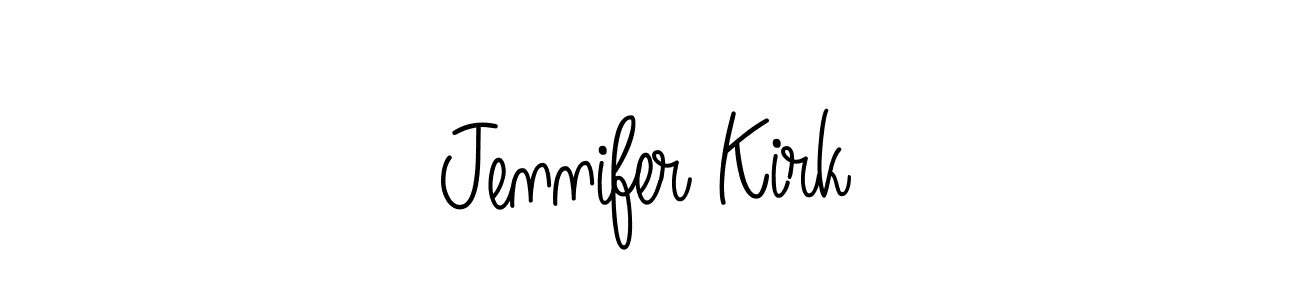 Create a beautiful signature design for name Jennifer Kirk. With this signature (Angelique-Rose-font-FFP) fonts, you can make a handwritten signature for free. Jennifer Kirk signature style 5 images and pictures png