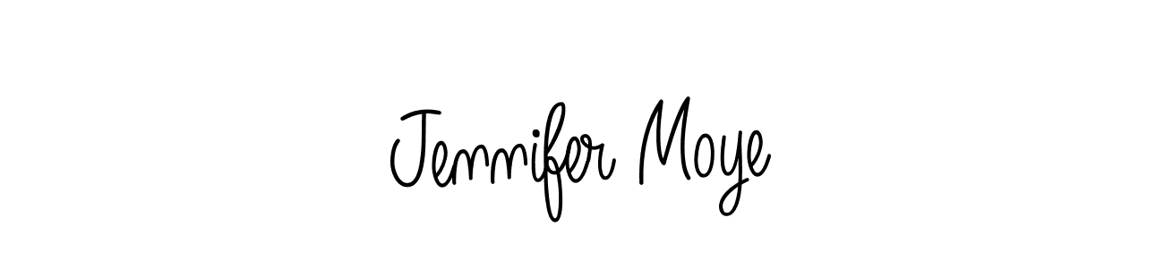 How to Draw Jennifer Moye signature style? Angelique-Rose-font-FFP is a latest design signature styles for name Jennifer Moye. Jennifer Moye signature style 5 images and pictures png