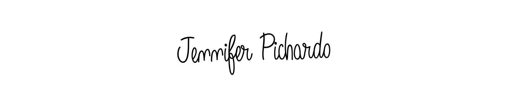 Design your own signature with our free online signature maker. With this signature software, you can create a handwritten (Angelique-Rose-font-FFP) signature for name Jennifer Pichardo. Jennifer Pichardo signature style 5 images and pictures png