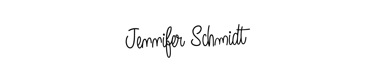 The best way (Angelique-Rose-font-FFP) to make a short signature is to pick only two or three words in your name. The name Jennifer Schmidt include a total of six letters. For converting this name. Jennifer Schmidt signature style 5 images and pictures png