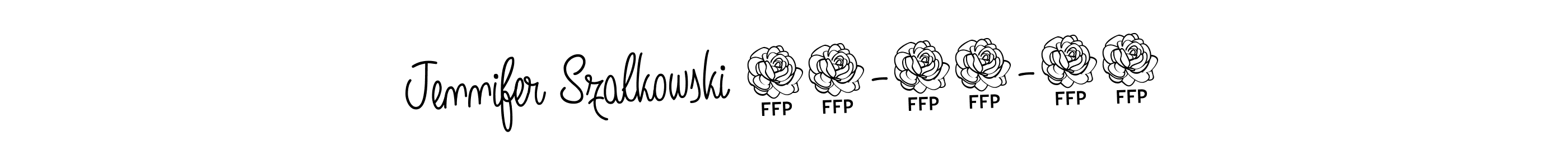 How to make Jennifer Szalkowski 03-01-24 name signature. Use Angelique-Rose-font-FFP style for creating short signs online. This is the latest handwritten sign. Jennifer Szalkowski 03-01-24 signature style 5 images and pictures png