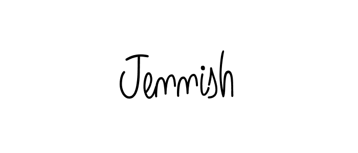 Also we have Jennish name is the best signature style. Create professional handwritten signature collection using Angelique-Rose-font-FFP autograph style. Jennish signature style 5 images and pictures png