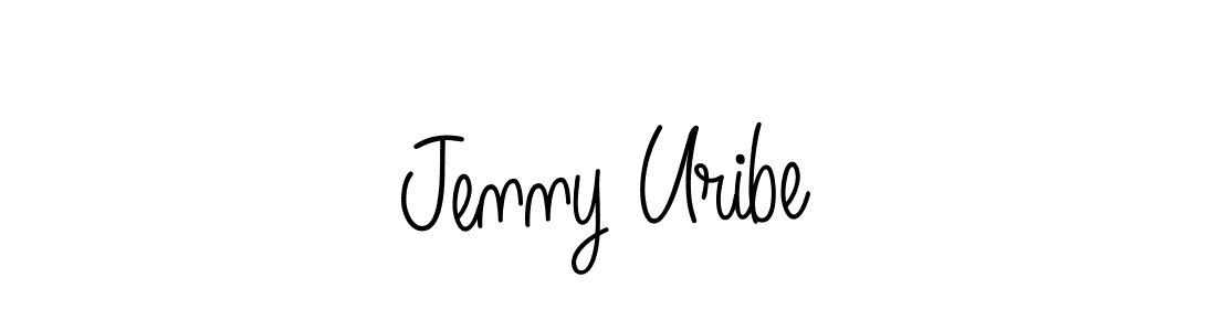 if you are searching for the best signature style for your name Jenny Uribe. so please give up your signature search. here we have designed multiple signature styles  using Angelique-Rose-font-FFP. Jenny Uribe signature style 5 images and pictures png